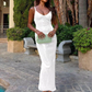 Vintage Sequin Spaghetti Strap Bodycon Evening Dress DP8077