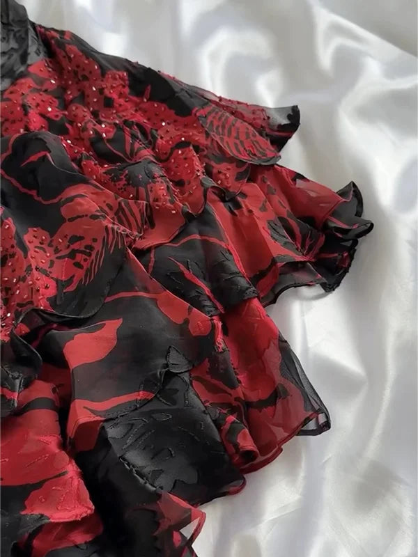 Robe de bal vintage à appliques perlées, robe de soirée fourreau à bretelles spaghetti, robe de fée DP6651