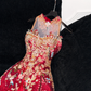 Gorgeous Sparkling Beaded Sequin Mermaid Design Exquisite Embroidery Evening Dress Prom Dresses DP6178
