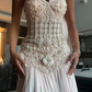 Unique Pink Applique Beaded Prom Dress Sheath Pleated Evening Gown One-shoulder Party Dress Floor-length Formal Dress DP6880