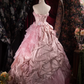 Glamorous Ruffled Strapless 3D Rose Beaded Sweet 16 Quinceanera Ball Gown DP7305