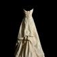 Elegant Ivory Strapsless A-Line Vintage Long Party Dress Formal Prom Dress, DP5407