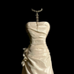 Elegant Ivory Strapsless A-Line Vintage Long Party Dress Formal Prom Dress, DP5407