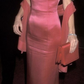 Pink Spaghetti Straps Sheath Long Party Dress Evening Gown, DP3671