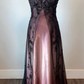 Spaghetti Straps A-Line Beading Vintage Long Evening Party Dresses, DP5287
