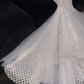 Wunderschönes Elfenbein Herzausschnitt Tüll Glitzerndes Pailletten Design Elegantes Meerjungfrau Bodenlanges Brautkleid, DP6171