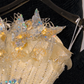 Gorgeous Shiny Yellow Sequin Beaded 3D Butterflies A-Line Floor-length Evening Dress Prom Dresses DP6200