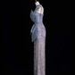Elegant Strapless Mermaid Beading Long Evening Party Dress Birthday Outfits, DP5362
