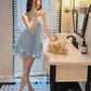 Cute Pleated Ruffle Short A-Line Party Dress Cocktail Dress Homecoming Dress DP6482