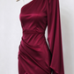 Royal Blue One Shoulder Sheath Short Party Dress, DP4145