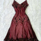 Vintage Beaded Embroidery V-neck Mermaid Prom Dress Party Dress Evening Dress DP6479