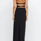 Spaghetti Straps Backless Simple Elegant Party Dress with Slit, DP2425