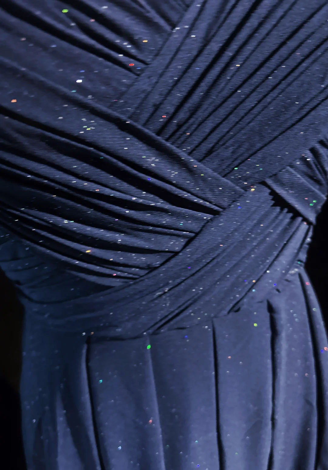 Marineblaues A-Linien-Partykleid mit Trägern, langes formelles Partykleid, elegantes Abendkleid, DP5325