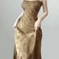Elegant Spaghetti Straps Sheath Jacquard Long Party Dress Sexy Evening Dress, DP5366
