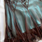 Robe de bal vintage vert foncé brodée de perles, fourreau, col en V, robe de soirée formelle DP6672