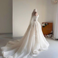 Classic Lace Applique Strapless Sweetheart Wedding Dress DP8390