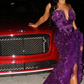 Glamorous Strapless Sweetheart Neckline Mermaid Evening Dress with Feather Trim DS4513