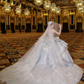Wunderschönes, glänzendes, perlenbesetztes, paillettenbesetztes A-Linien-Brautkleid im Sweetheart-Design, Ballkleid, Ballkleid, Abendkleid, DP6255