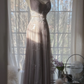 Vintage Light Purple Applique Design Romantic Chiffon Evening Dress Prom Dress DP6020