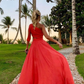 Elegant One Shoulder A-Line Long Party Dress Wedding Guest Dress, DP2980