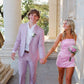 Pink Strapless Sheath Simple Homecoming Dress Cute Birthday Outfits, DP3177