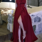 Charming Red Strapless A-Line Long Evening Dress Birthday Dress, DP2945