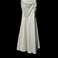 Pretty Strapless Mermaid Satin Jacquard Vintage Party Dress Formal Prom Dress, DP5409