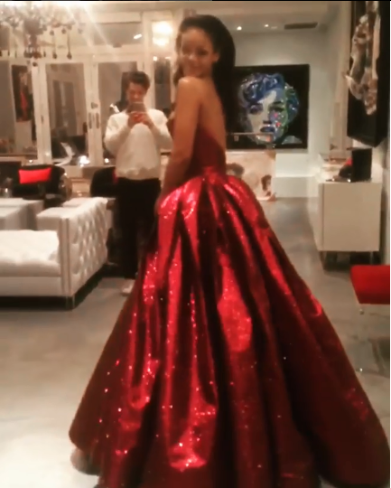 Stunning Red Strapless A-Line Birthday Ball Gown Long Prom Dress, DP3721