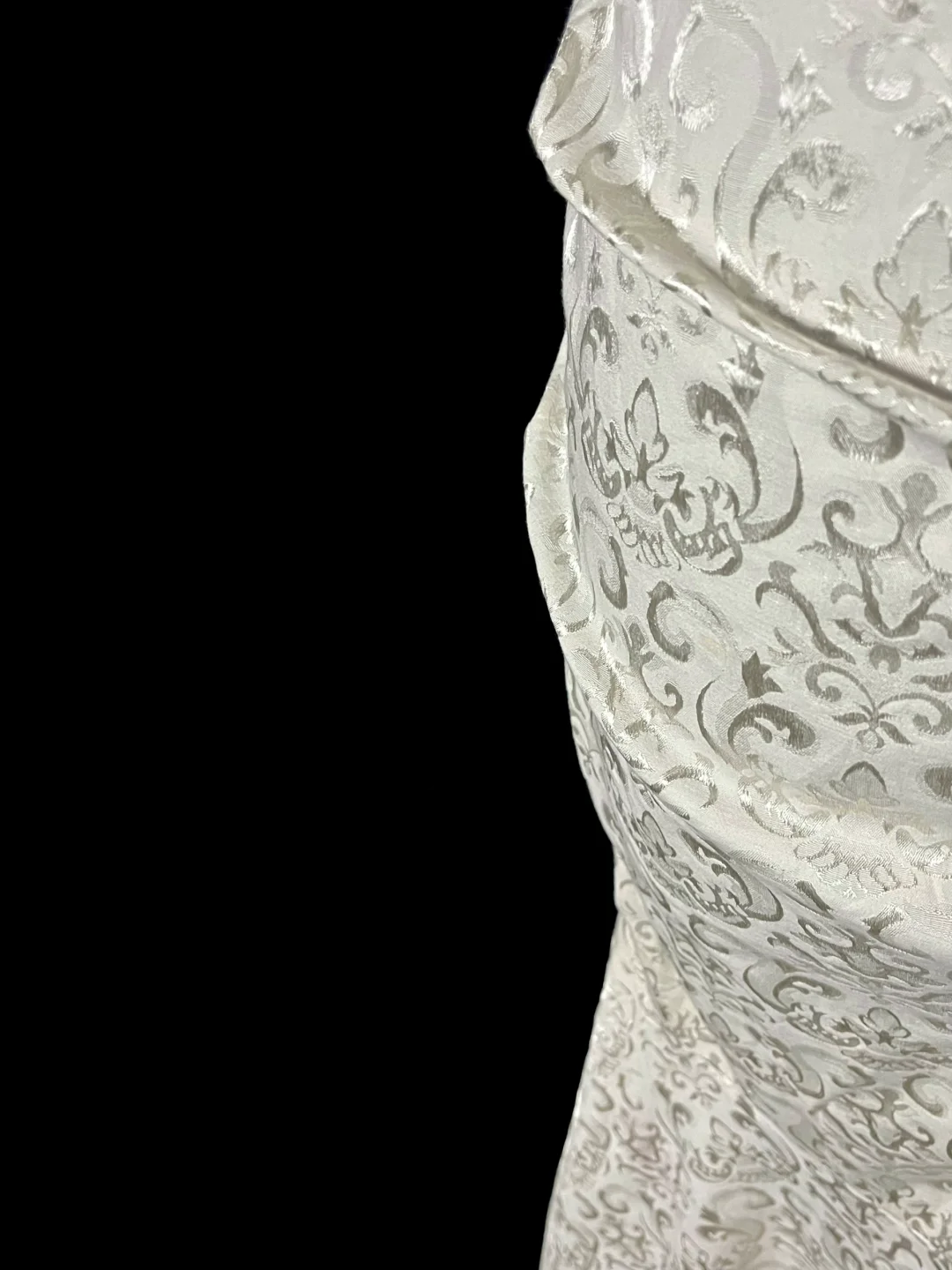 Pretty Strapless Mermaid Satin Jacquard Vintage Party Dress Formal Prom Dress, DP5409