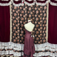 Elegant Burgundy Sequin Embroidery Halter-neck Prom Dress Evening Dress DP6417