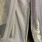 Vintage Lilac Strapless Mermaid Evening Gown Floral Lace Applique Tulle Slit Prom Dress DP7574