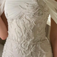 Gorgeous White Off Shoulder Beading Appliques Long Prom Dress Wedding Dress,DP1032