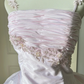 Chic Light Pink Ruffled Tulle Embroidered Spaghetti Strap Sweet 16 Quinceanera Ball Gown DP7365