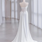 Elegant White A-Line Birthday Party Dress Lace Wedding Dress, DP3171