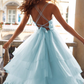 Vintage Pink Tulle Sweetheart Midi Dress Layered Evening Dress DP8071