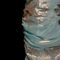 Robe de soirée longue style sirène bleue sans bretelles, à volants superposés et perles, style vintage, DP5410
