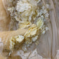 Vintage Applique Ruffles Strapless Sweet 16 Quinceanera A-Line Evening Dress Ball Gown DP6282