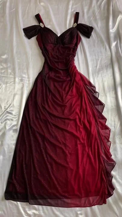 Vintage Shiny Beaded Chiffon Sheath Long Prom Dress Party Dress Evening Dress DP6464