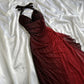 Gorgeous Shiny Beaded Sweetheart Halter-neck Long Sheath Prom Dress Party Dress Evening Dress DP6461