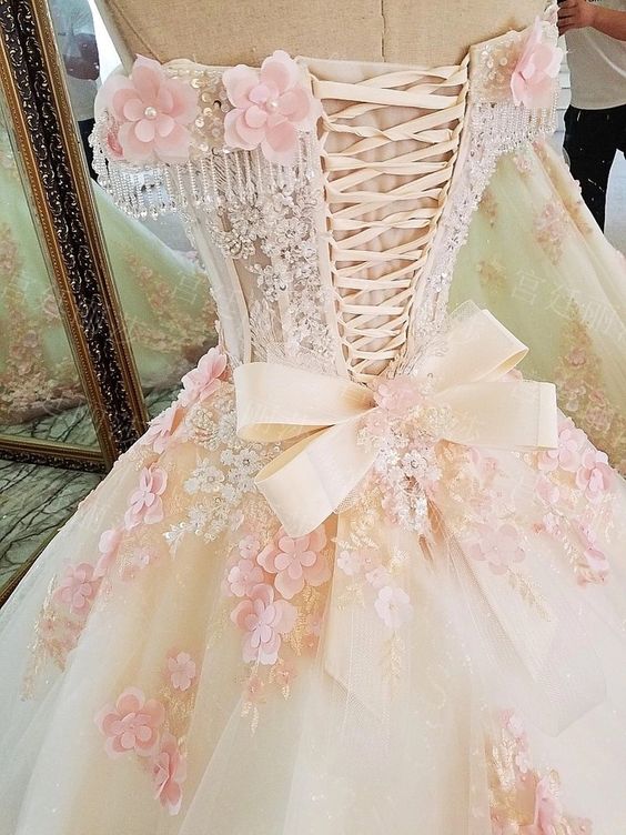 Elegant Sweetheart Pink Applique Sweet 16 Quinceanera A-Line Floor-length Prom Dress Birthday Dress Evening Dress Ball Gown DP6445