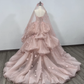 Lovely Pink Strapless A-Line Birthday Ball Gowns Sweet 16 Quinceanera Dresses, DP5490