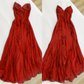 Vintage V Neck Appliques Beading Long Party Dress, DP2447