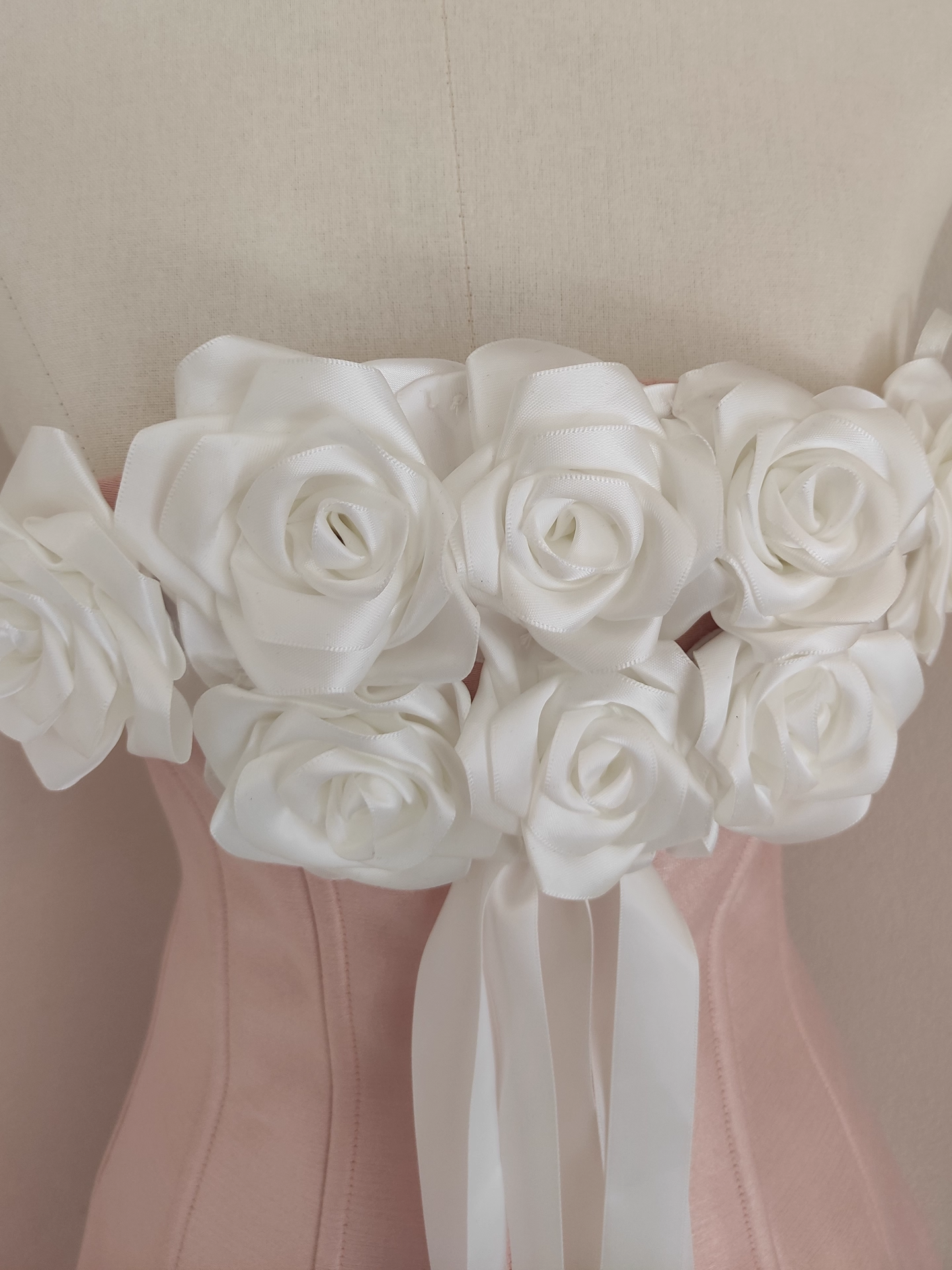 Vintage 3D Flowers Strapless A-Line Lace-up Satin Homecoming Dress Party Dress Short Cocktail Dress DP6808