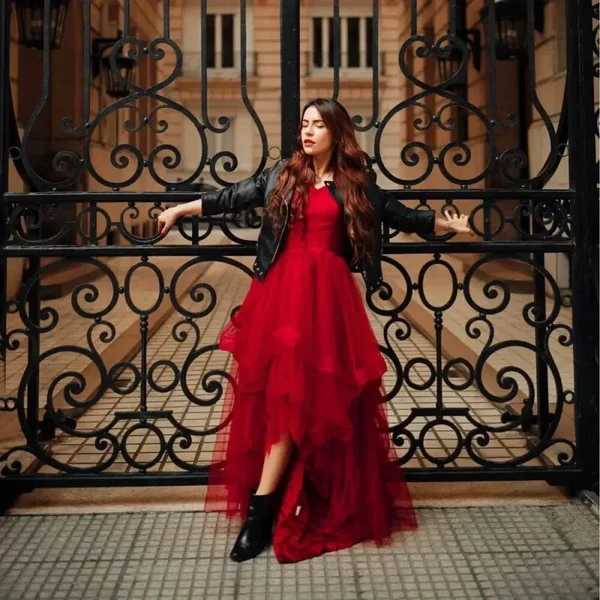Pretty High Low Burgundy Long Prom Dresses, Wine Red High Low Formal D DSProm Pretty High Low Burgundy Long Prom Dresses, Wine Red High Low Formal D DSProm