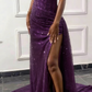 Gorgeous Champagne Gold Strapless Evening Gown Beaded Mermaid Long Prom Dress DP3151