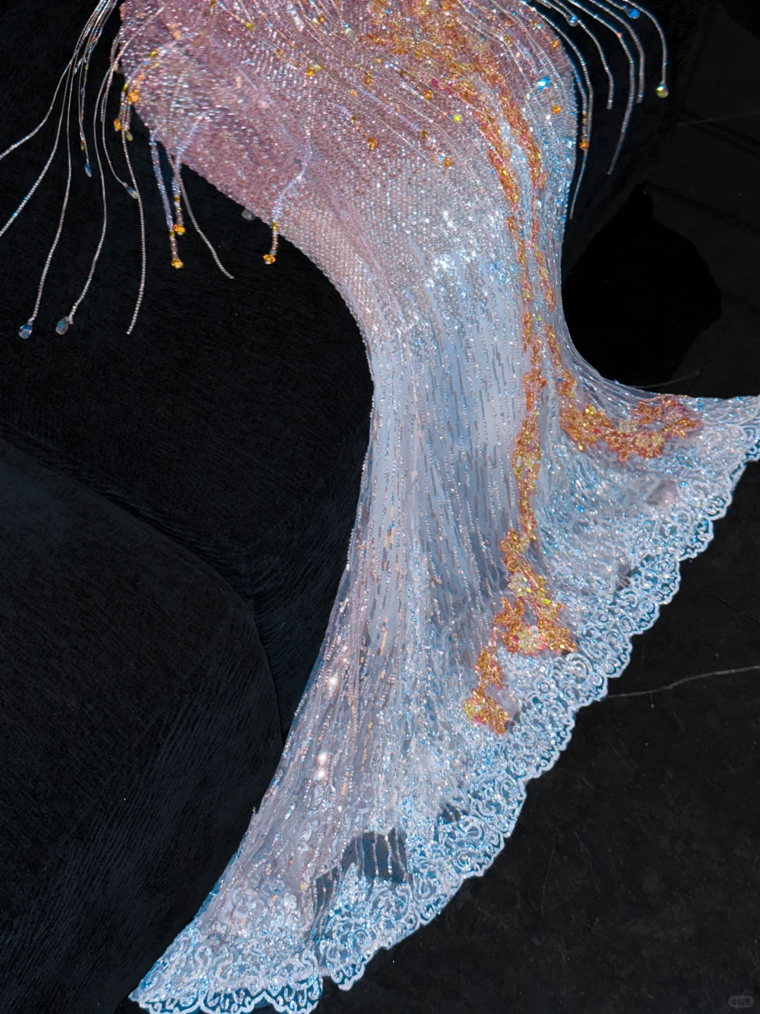 Fashion Sparkling Beaded Sequin Mermaid Elegant Chiffon Evening Dress Prom Dresses DP6165