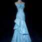 Elegant Mermaid Evening Dress Satin Prom Gown Beaded Party Dress DP5424