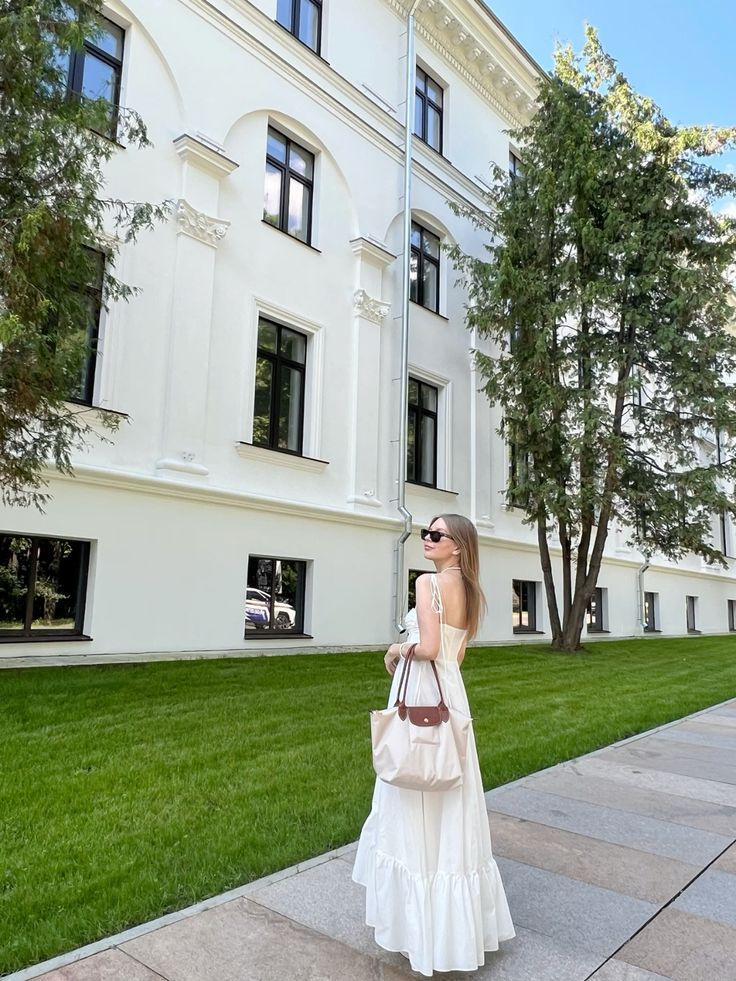 White Spaghetti Straps A-Line Fashion Summer Dress Long Party Dress, DP3207
