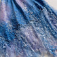 Vintage Blue Denim Sequin Applique Prom Dress A-Line Spaghetti Strap Evening Dress Long Formal Dress DP6670