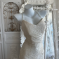 Gorgeous Sweetheart Lace Mermaid Wedding Dress Beaded Halter Neck & Train Bridal Gown DP8296